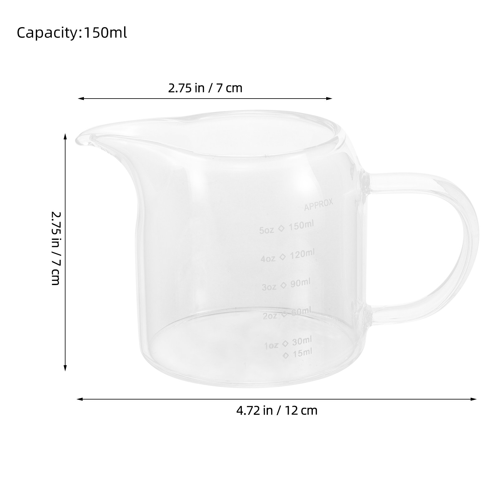 Szklany kubek do odmierzania,  – Espresso Shot Glass recenzja i cena